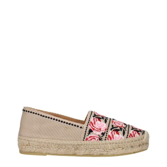 Prada Beige Fabric Women's Espadrilles